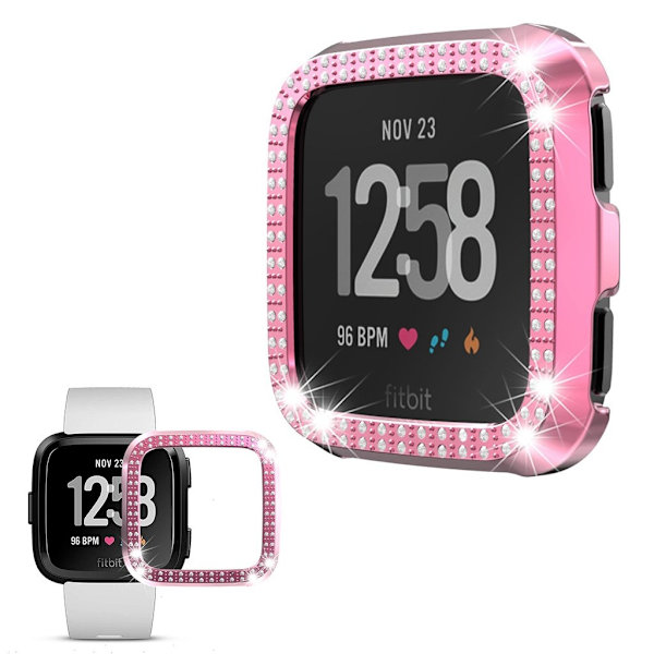 Fitbit Versa kjøle rombe ramme - Pink Pink