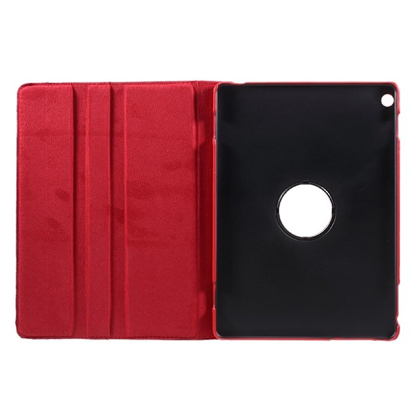 Huawei MediaPad M3 Lite 10.1 Læder etui med roterende stand - Red