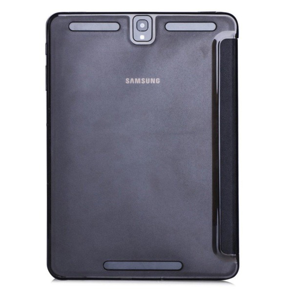 Samsung Galaxy Tab S3 tri-fold läderfodral - Svart Svart