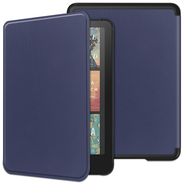 Amazon Kindle Paperwhite (2024) Case Bump Resistant and PU E-Reader Cover Support Auto Wake / Sleep - Blue Blue