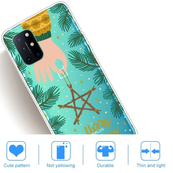 Juleveske til OnePlus 8T - Stjerne Brown