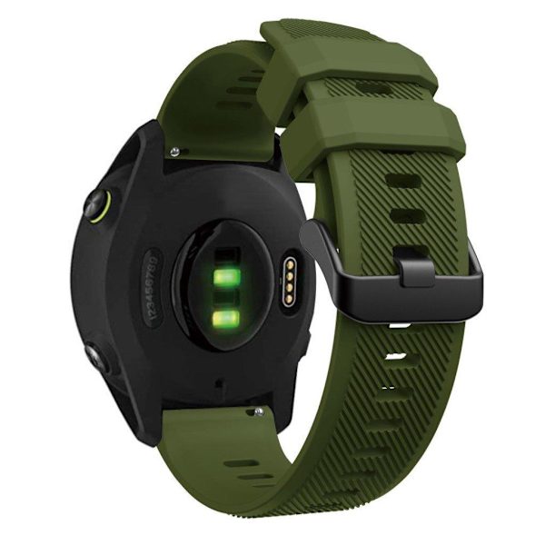 Garmin Forerunner 745 silikoninen kellonauha - Armeijan Vihreä Green