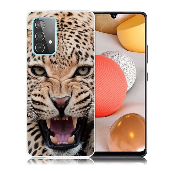 Deco Samsung Galaxy A52 5G skal - Leopard Gul