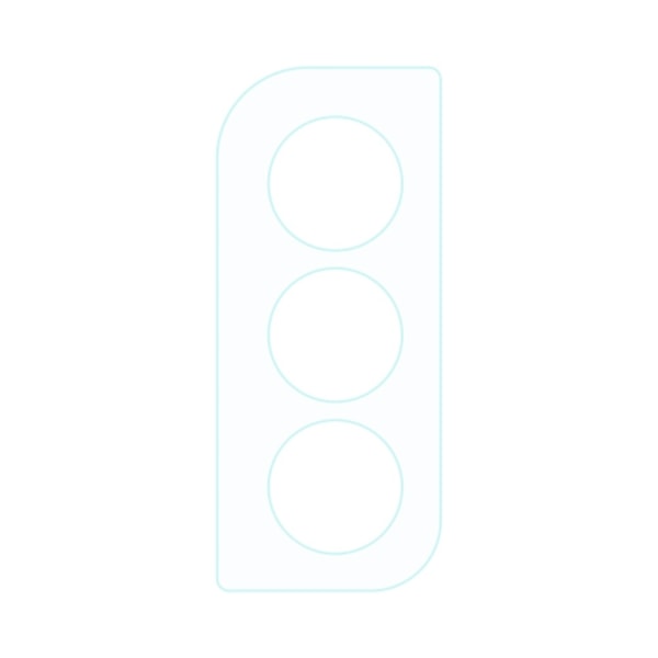 Samsung Galaxy S21 FE HD kameralinsskydd av härdat glas Transparent