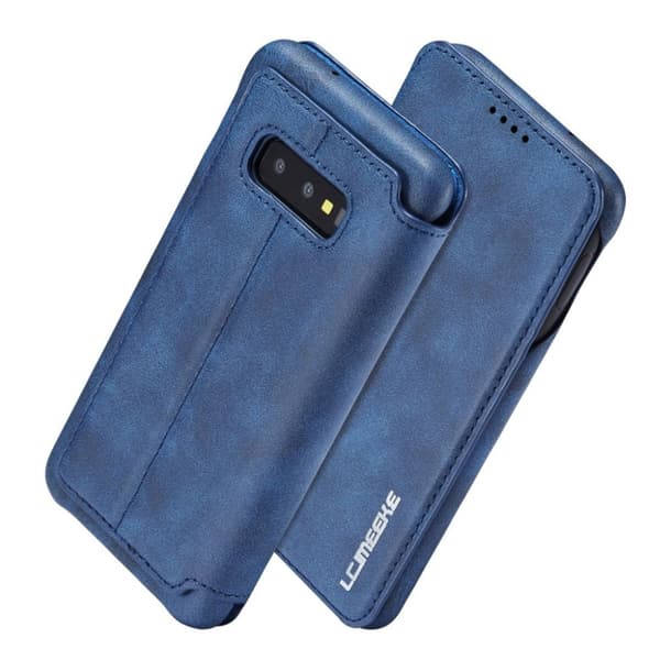 LC.IMEEKE Samsung Galaxy S10e retro deksel  - Blå Blue