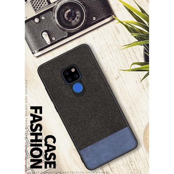 Berlin Huawei Mate 20 cover - Sort / Blå Black
