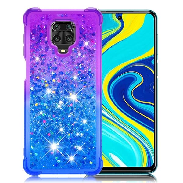 Princess Xiaomi Redmi Note 9s / 9 Pro Cover - Lilla / Blå Blue
