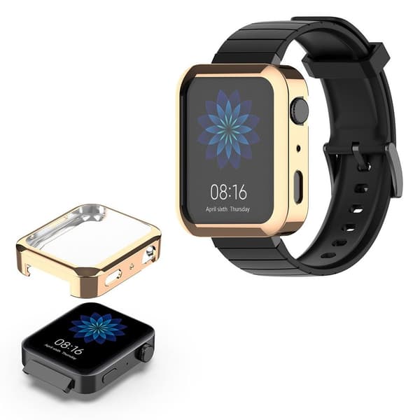 Xiaomi Mi Watch metallfodral för galvanisering - Roséguld Rosa