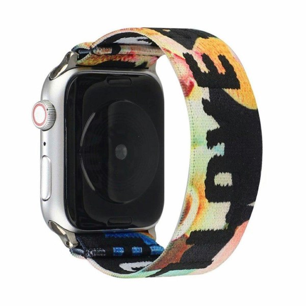 Apple Watch Series 6 / 5 40mm trasa mönster klockarmband - Love Colorful Background multifärg