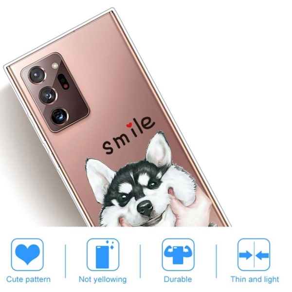Deco Samsung Galaxy Note 20 Ultra Etui - Hund White