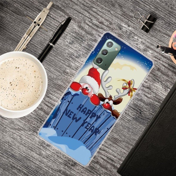 Christmas Samsung Galaxy Note 20 fodral - jul måne multifärg