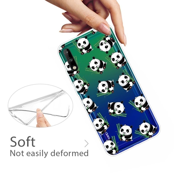 Deco Huawei P40 Lite E Cover - Sød Panda Multicolor