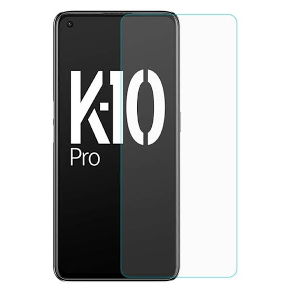 0.3mm karkaistua lasia Oppo K10 Pro näytönsuojat Transparent