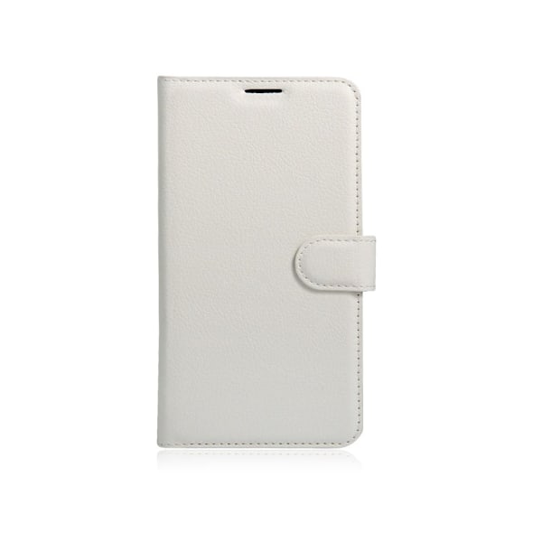 Samsung Galaxy A3 (2017) læder-etui med litchioverflade - Hvid White