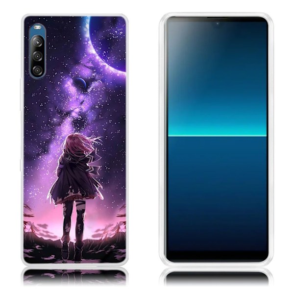 Deco Sony Xperia L4 kuoret - Tyttö ja kuutamo Multicolor