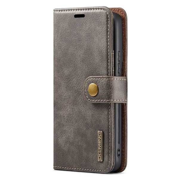 DG.Ming 2-i-1 Samsung Galaxy S23 Plus fodral - Silver/Grå Silvergrå