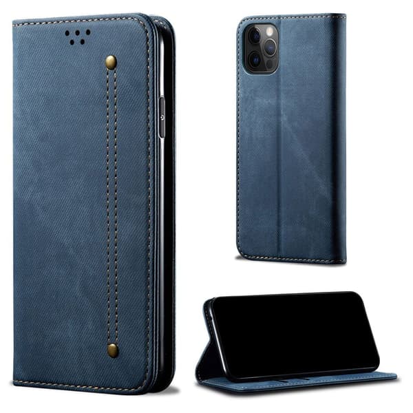 Jeans iPhone 13 Pro fodral - Blå Blå