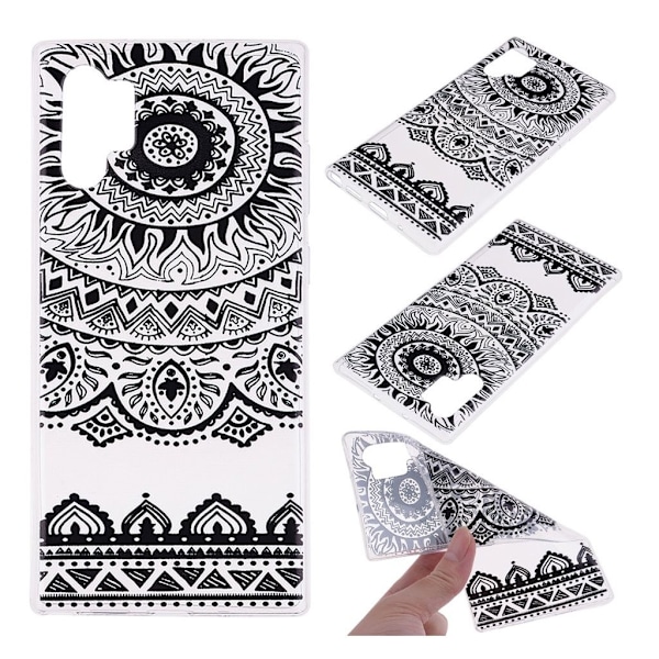 Deco Samsung Galaxy Note 10 Pro deksel - Black Lace Mandala Black