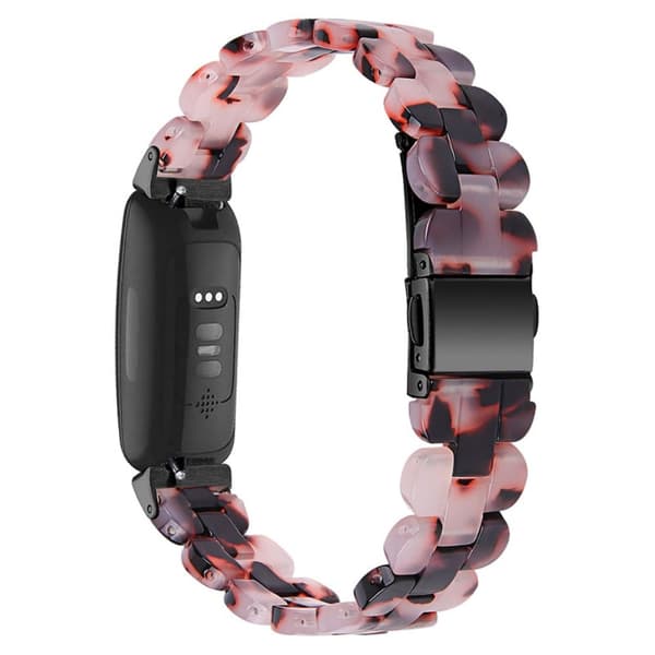 Fitbit Inspire 2 / Inspire HR kellon hihna - Ruskea / Vaalea Pinkki Multicolor