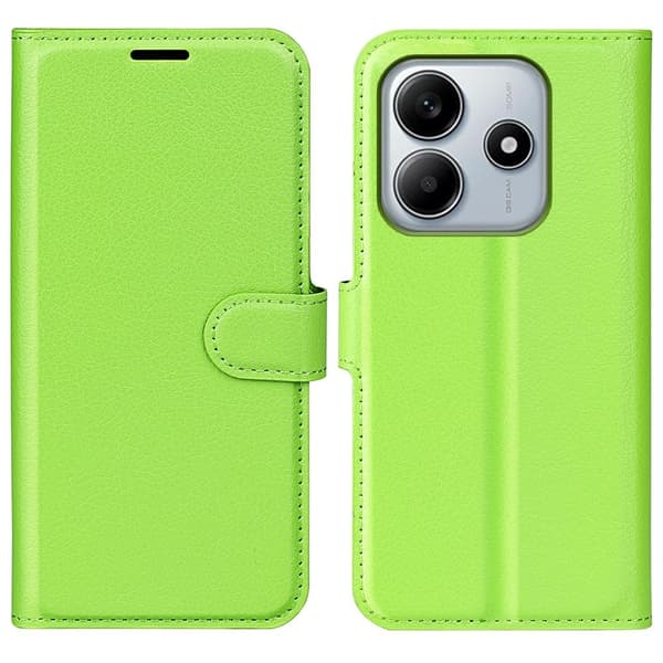 Classic Xiaomi Redmi Note 14 5G flip etui - Grønn Green