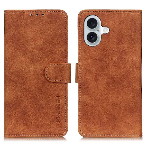 KHAZNEH iPhone 16 flip case - Ruskea Brown