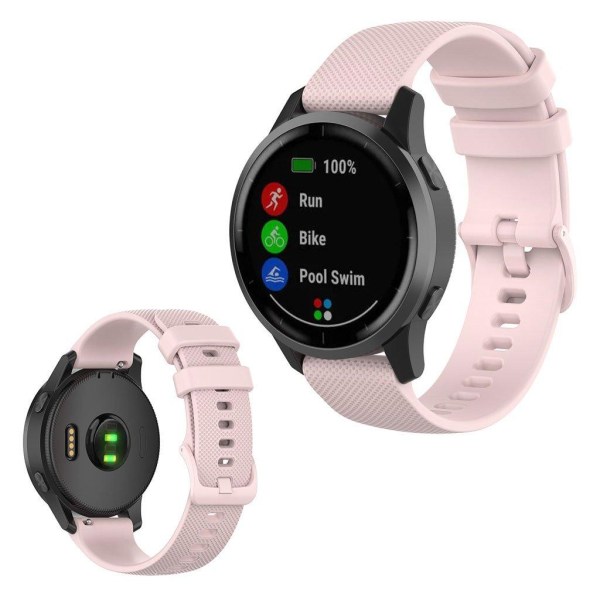 Garmin Vivoactive 4 silikoninen kellonauha - Pinkki Pink