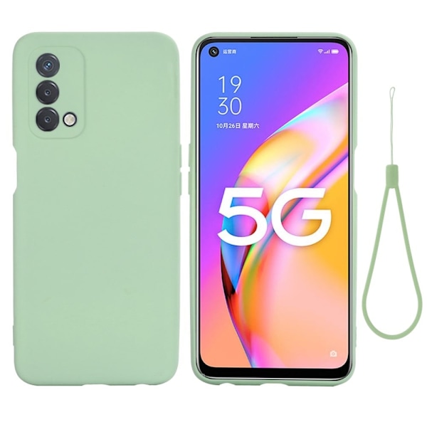 Matt OnePlus Nord N200 5G skal av flytande silikon - Grön Grön