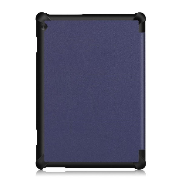 Lenovo Tab M10 tri-fold leather case - dark blue Blue