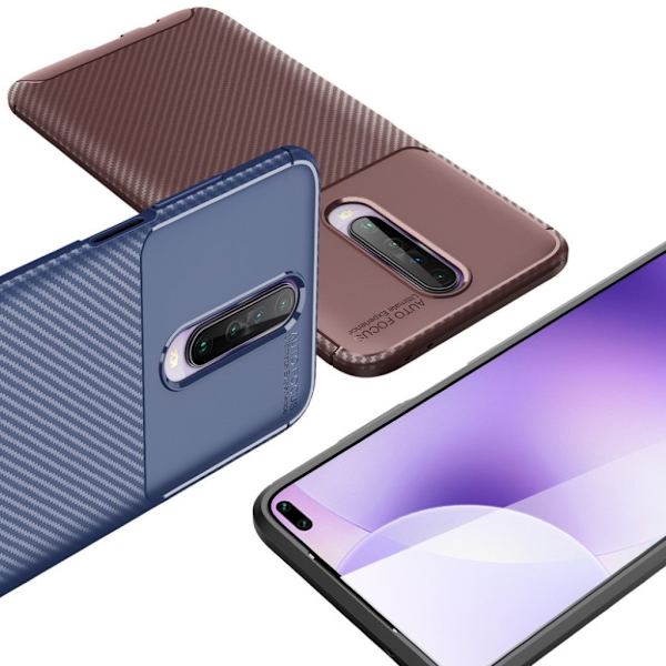 Carbon Shield Xiaomi redmi K30 etui - Brown Brown