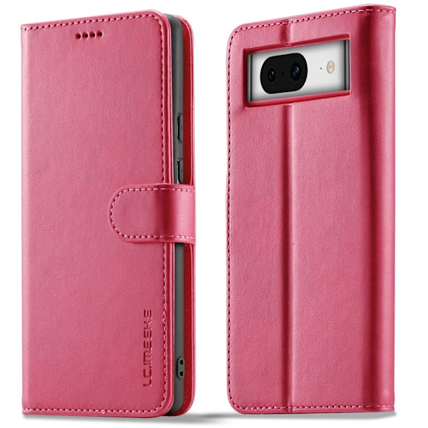 LC.IMEEKE Google Pixel 8A flip etui - Pink Pink