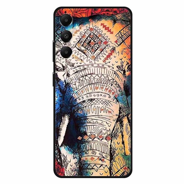 Imagine Samsung Galaxy A05s deksel - Elefant Med Lang Nese Multicolor