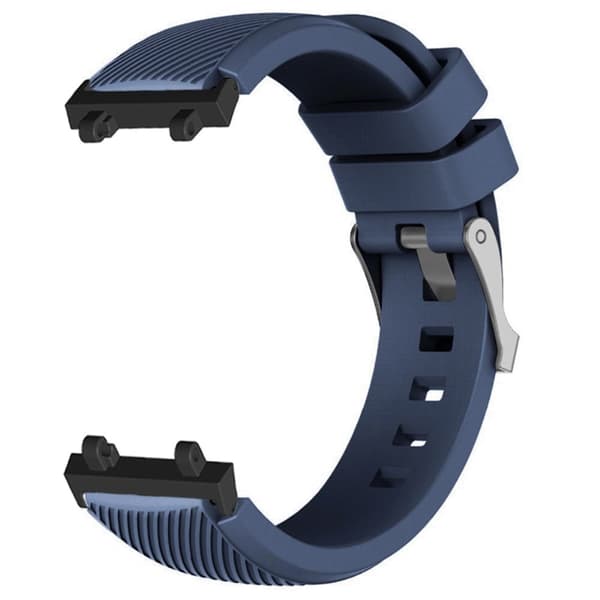 Amazfit T-Rex 2 klockarmband i silikon med twilldesign - Midnattsblå Blå