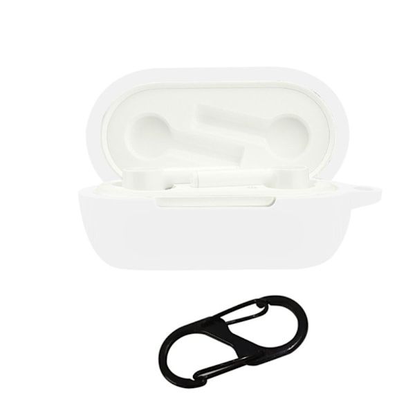 OnePlus Buds Z silikondeksel med spenne - Hvit White