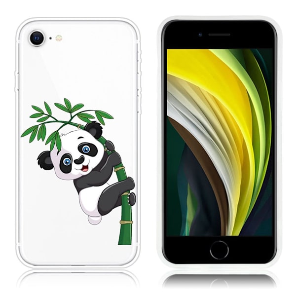 Deco iPhone SE 2020 Etui - Panda White