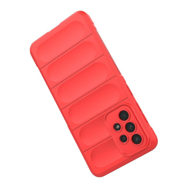 Blødt grebsformet cover til Samsung Galaxy A73 - Rød Red