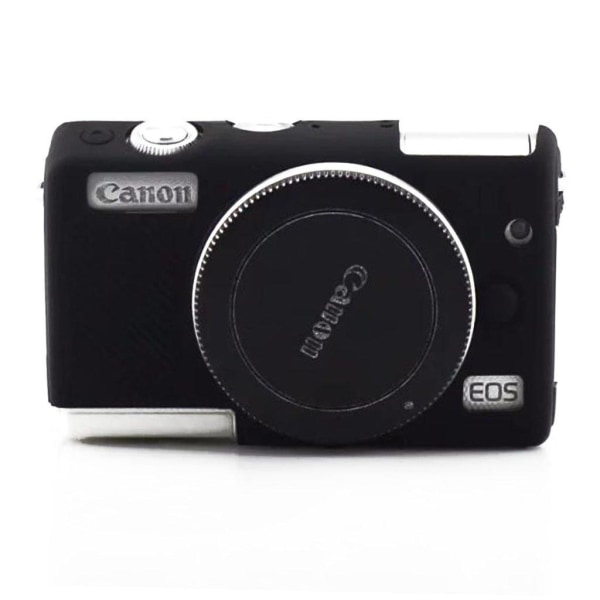 Canon EOS M100 kameraskydd silikon mjuk - Svart Svart