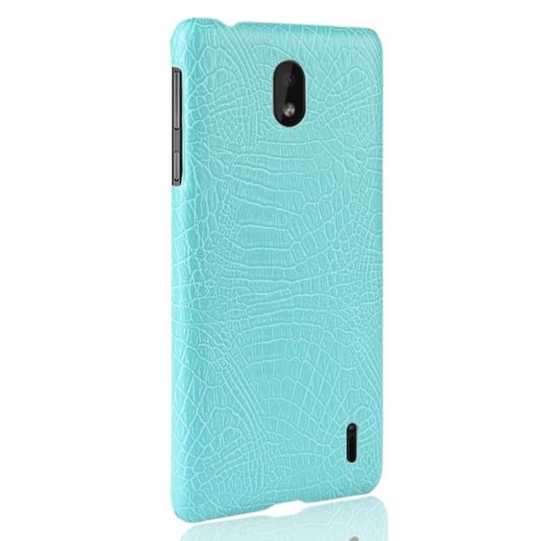 Croco Nokia en Plus deksel - Cyan Green