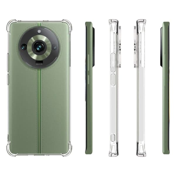 Lux-Case Turvatyynyn suojus Realme 11 Pro Plus -puhelimelle Transparent