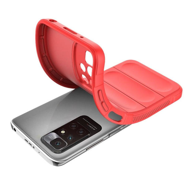 Mjukt greppformat Xiaomi Redmi 10 2022 / Xiaomi Redmi 10 / Xiaomi Redmi 10 Prime / Xiaomi Redmi Note 11 skal - Röd Röd