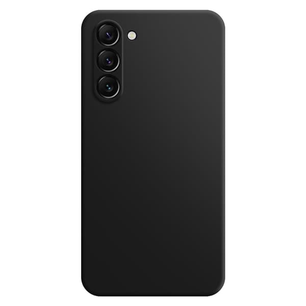 Skråt gummicover mod fald til Samsung Galaxy S23 Plus - Sort Black
