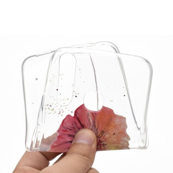 Deco Huawei P40 Lite E kuoret - Kukka Pink