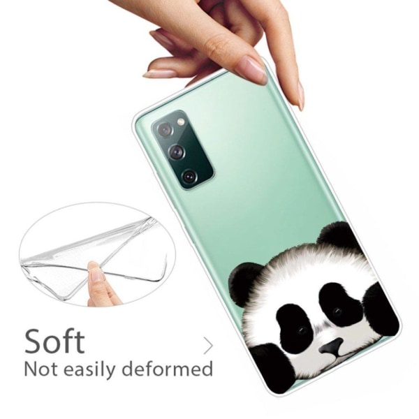 Deco Samsung Galaxy S20 Fe 5g / S20 Fe Etui - Panda White