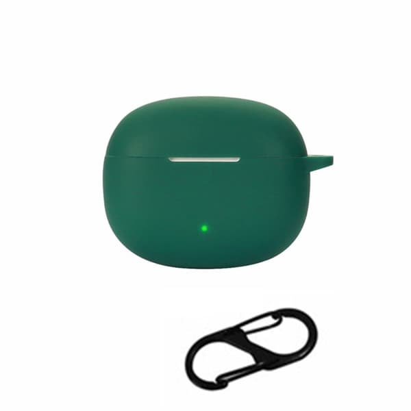 Honor Earbuds X3i silikoneetui med spænde - Sortliggrøn Green