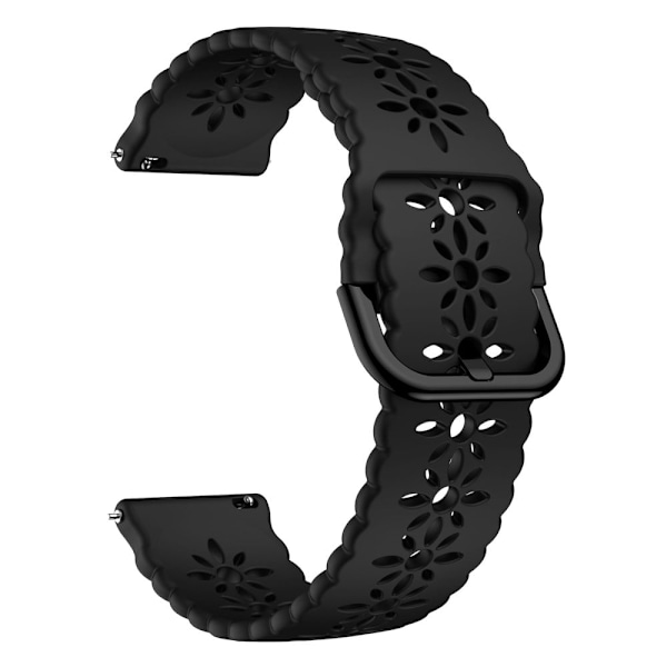 Samsung Galaxy Watch 5 (44mm) / (40mm) / Pro hollow out blossom kelloranneke - Musta Black