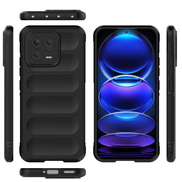 Blødt grebsformet cover til Xiaomi 13 - Sort Black