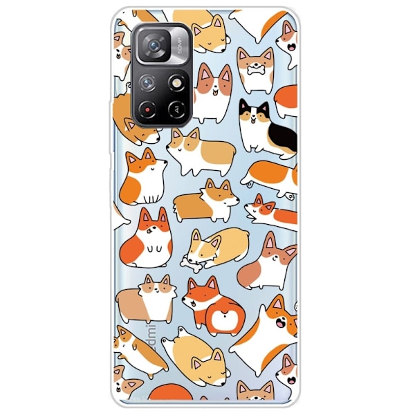 Deco Xiaomi Redmi Note 11T 5G / Note 11s 5g Suojakotelo - Cartoon Kissa Multicolor
