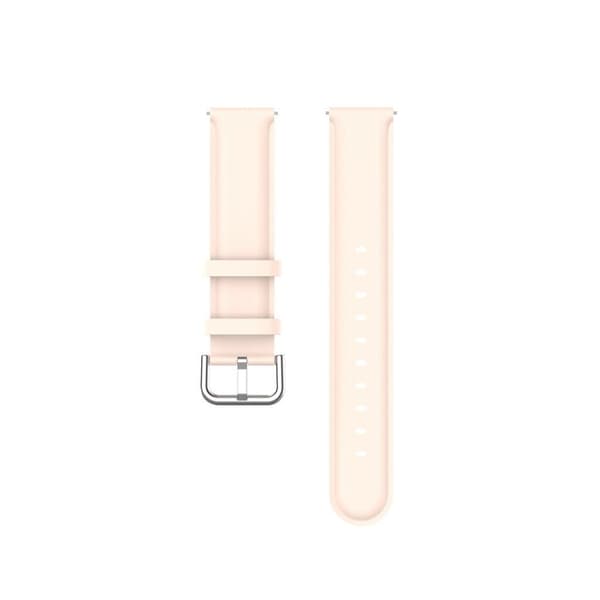20mm Universal cool and simple genuine leather watch strap - Pink Rosa