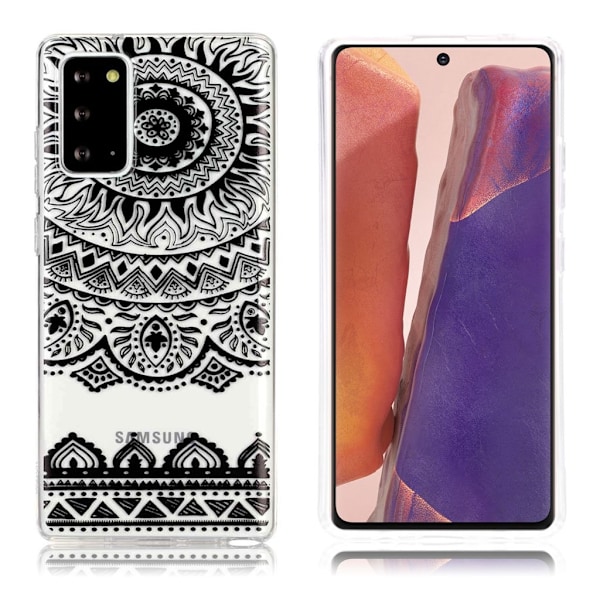 Deco Samsung Galaxy Note 20 kotelot - Musta Black