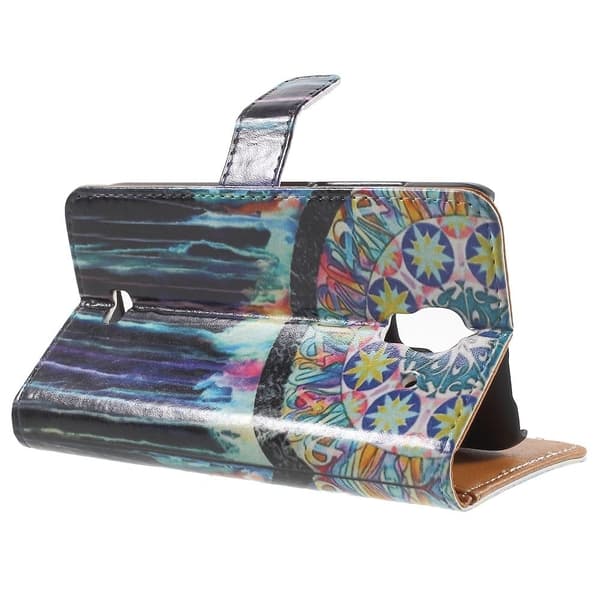 Moberg Huawei Y360 Lær Kortholder Etui - Drømmefanger Multicolor