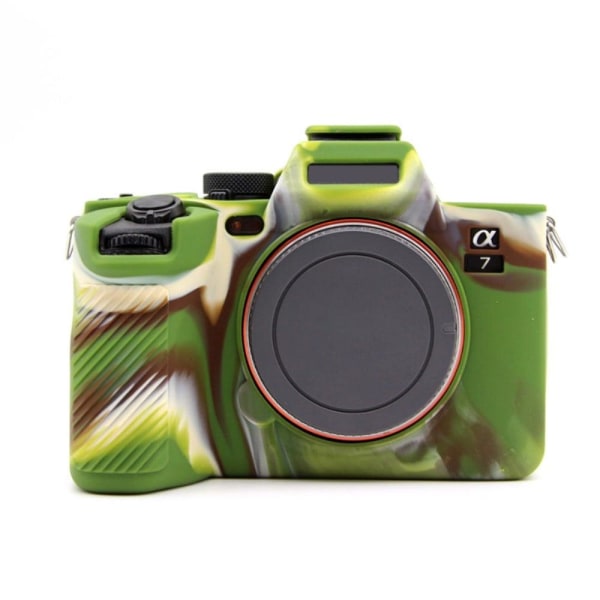 Sony A7 IV silicone cover - Camouflage Grön